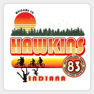 Welcome to Hawkins Indiana Sticker